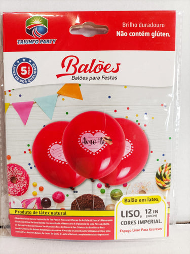 Kit Balão com Espaço Livre para Escrever - 5pcs